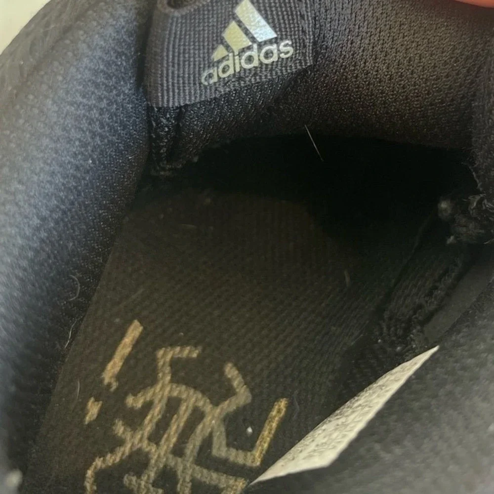 Adidas D.O.N. Issue 3 Mens Basketball Shoes Black Gold‎ Size 7